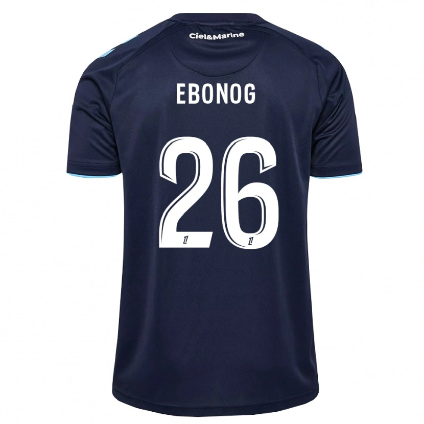 DanxenキッズSimon Ebonog#26コーンフラワーブルー ミッドナイトブルーホームシャツ2026/27ジャージーユニフォーム