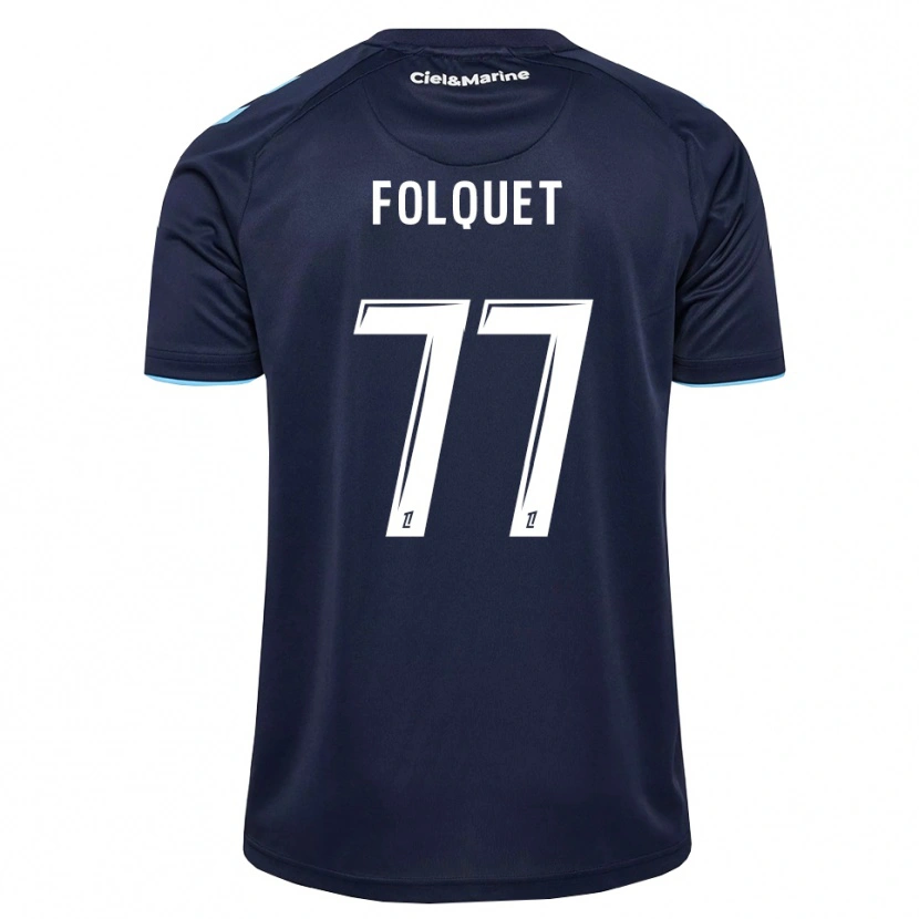 Danxenキッズマグナバ・フォルケ#77コーンフラワーブルー ミッドナイトブルーホームシャツ2026/27ジャージーユニフォーム