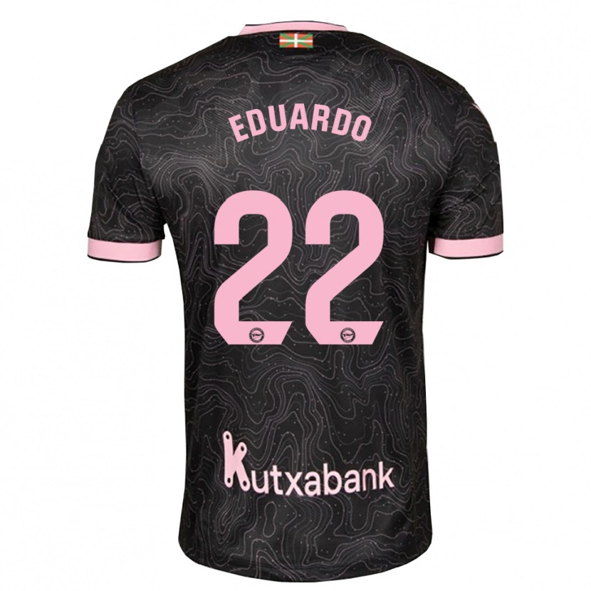 DanxenキッズEduardo Fontana#22黒 ピンクアウェイシャツ2026/27ジャージーユニフォーム