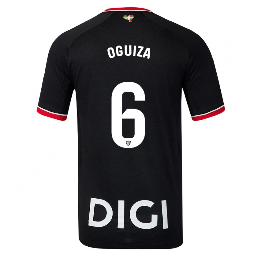 Danxenキッズアイリーン・オグイザ・マルティネス#6黒白赤アウェイシャツ2026/27ジャージーユニフォーム