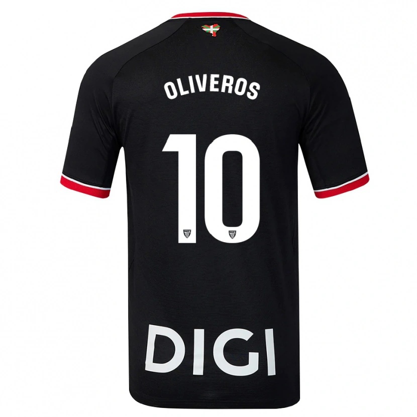 Danxenキッズアイマール・オリベロス・イエロ#10黒白赤アウェイシャツ2026/27ジャージーユニフォーム