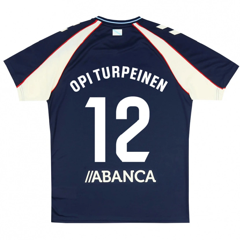 DanxenキッズAslak Opi Turpeinen#12ロイヤルブルー 赤 白アウェイシャツ2026/27ジャージーユニフォーム