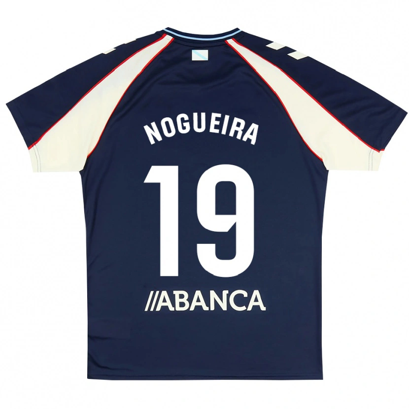 DanxenキッズMaría Nogueira#19ロイヤルブルー 赤 白アウェイシャツ2026/27ジャージーユニフォーム