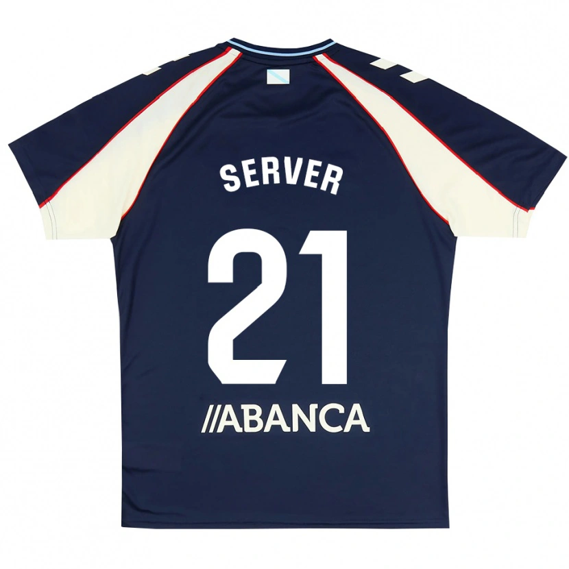 DanxenキッズIzan Server#21ロイヤルブルー 赤 白アウェイシャツ2026/27ジャージーユニフォーム