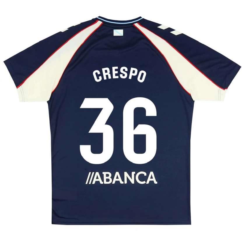 DanxenキッズYoel Crespo#36ロイヤルブルー 赤 白アウェイシャツ2026/27ジャージーユニフォーム