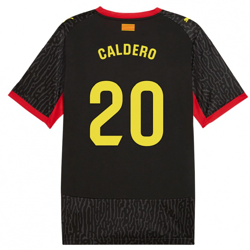 Danxenキッズニル・カルデロ#20黒黄赤アウェイシャツ2026/27ジャージーユニフォーム