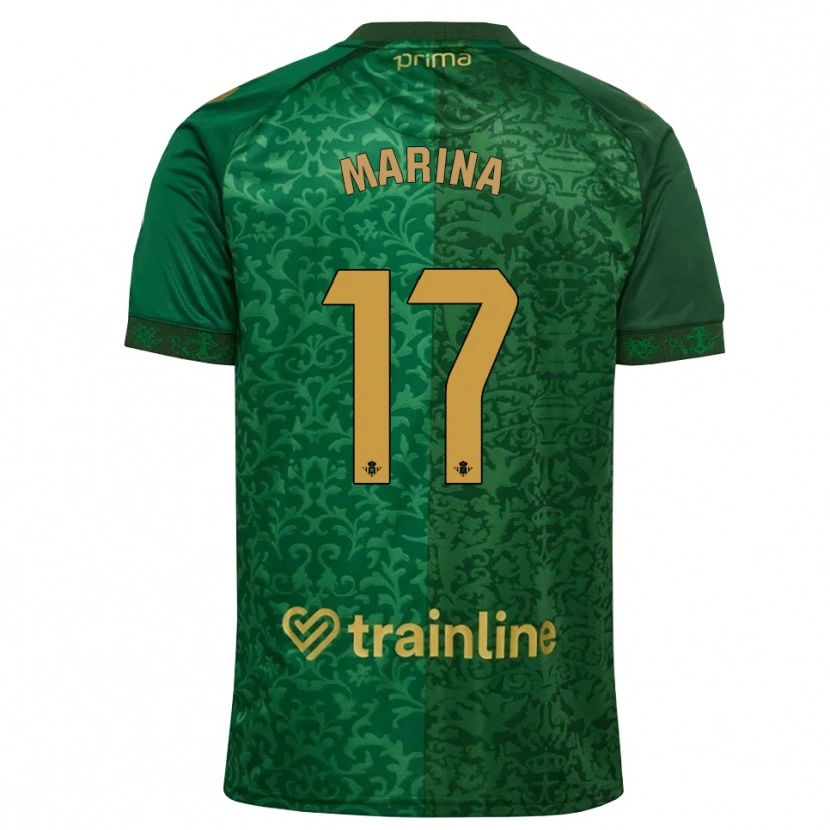 Danxenキッズロドリーゴ・マリナ#17フォレストグリーン ダークゴールデンロッドアウェイシャツ2026/27ジャージーユニフォーム