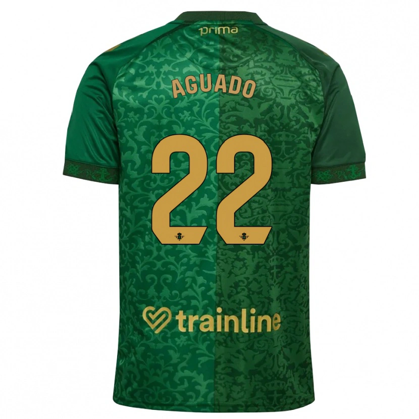 Danxenキッズユーリア・アグアード#22フォレストグリーン ダークゴールデンロッドアウェイシャツ2026/27ジャージーユニフォーム