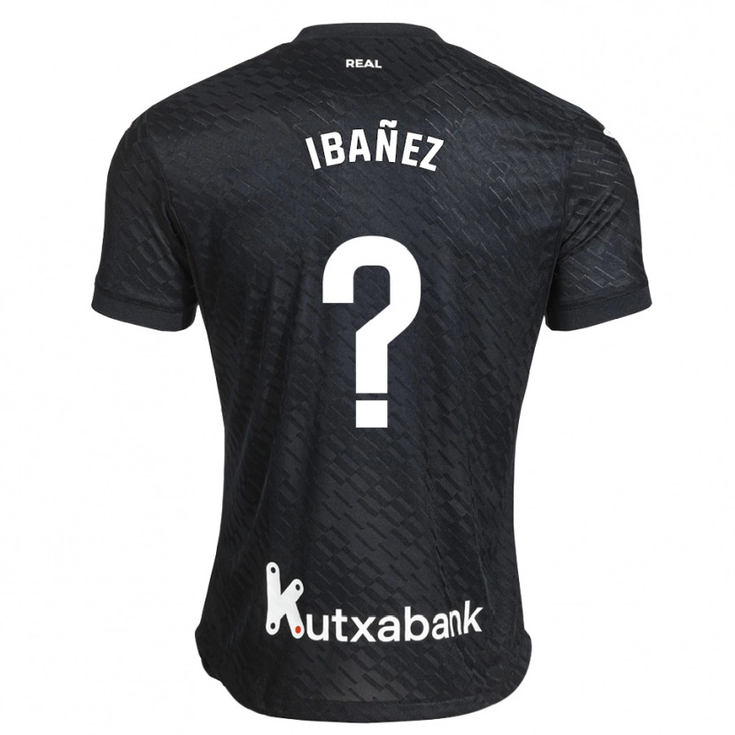 DanxenキッズPedro Ibañez#0黒 白アウェイシャツ2026/27ジャージーユニフォーム