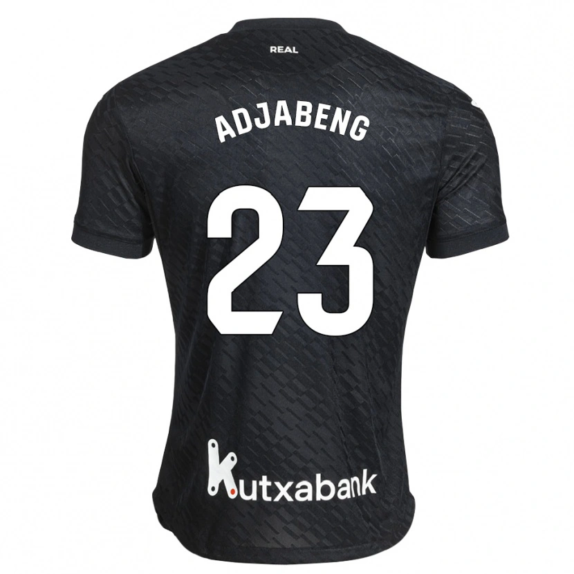 DanxenキッズAndrews Adjabeng#23黒 白アウェイシャツ2026/27ジャージーユニフォーム