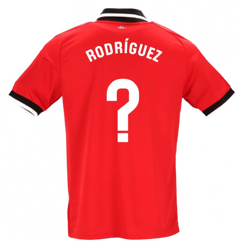 DanxenキッズRené Rodríguez#0黒白赤アウェイシャツ2026/27ジャージーユニフォーム