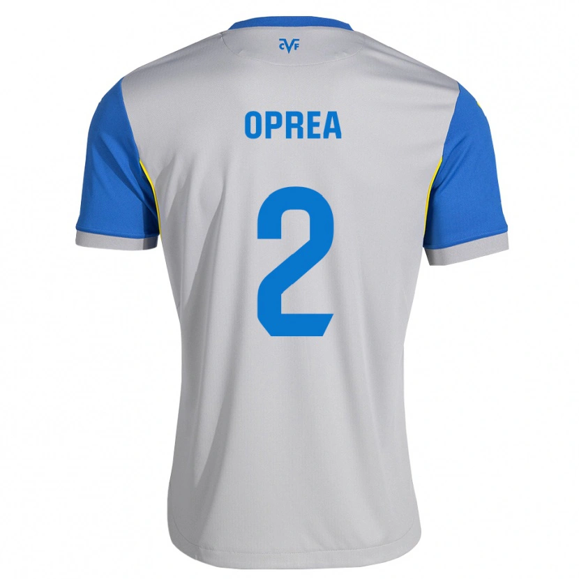 DanxenキッズOlivia Oprea#2ドジャーブルー グレーアウェイシャツ2026/27ジャージーユニフォーム