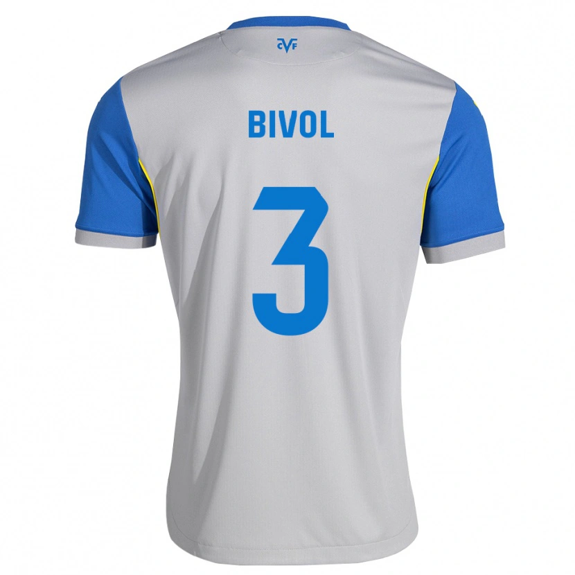 DanxenキッズVictor Bivol#3ドジャーブルー グレーアウェイシャツ2026/27ジャージーユニフォーム