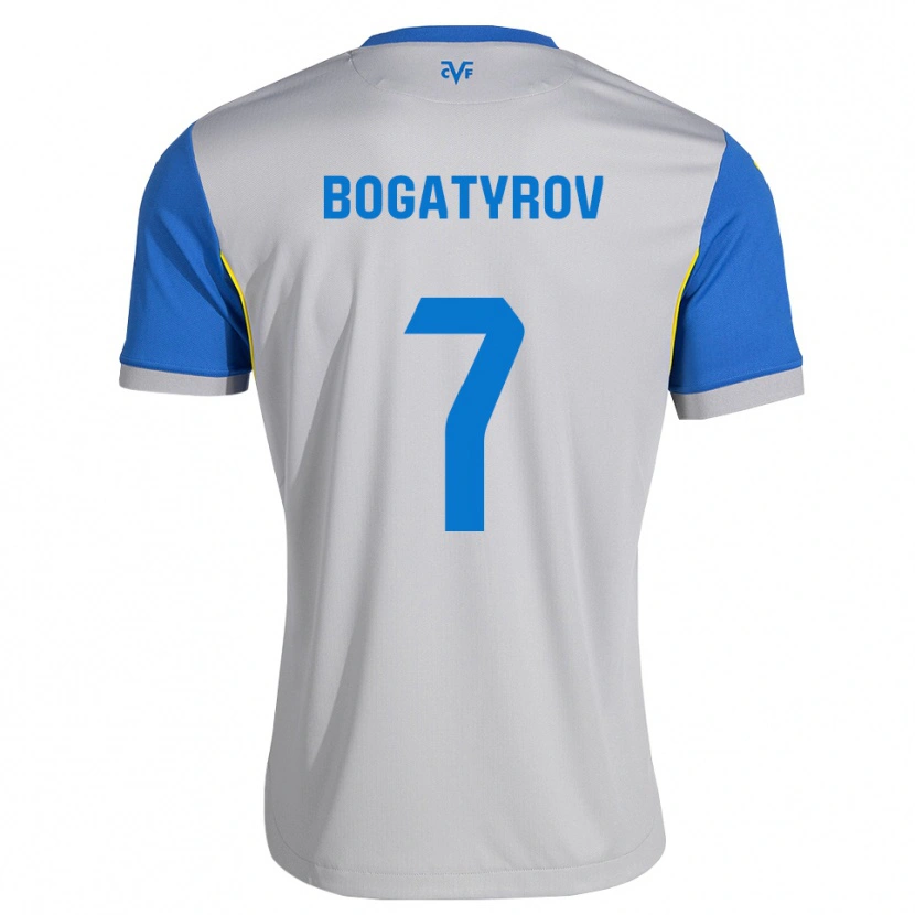 DanxenキッズVladyslav Bogatyrov#7ドジャーブルー グレーアウェイシャツ2026/27ジャージーユニフォーム