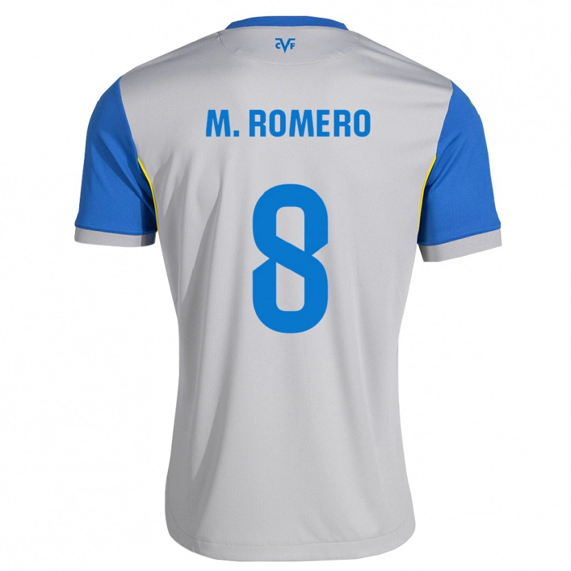 DanxenキッズMaría Romero#8ドジャーブルー グレーアウェイシャツ2026/27ジャージーユニフォーム