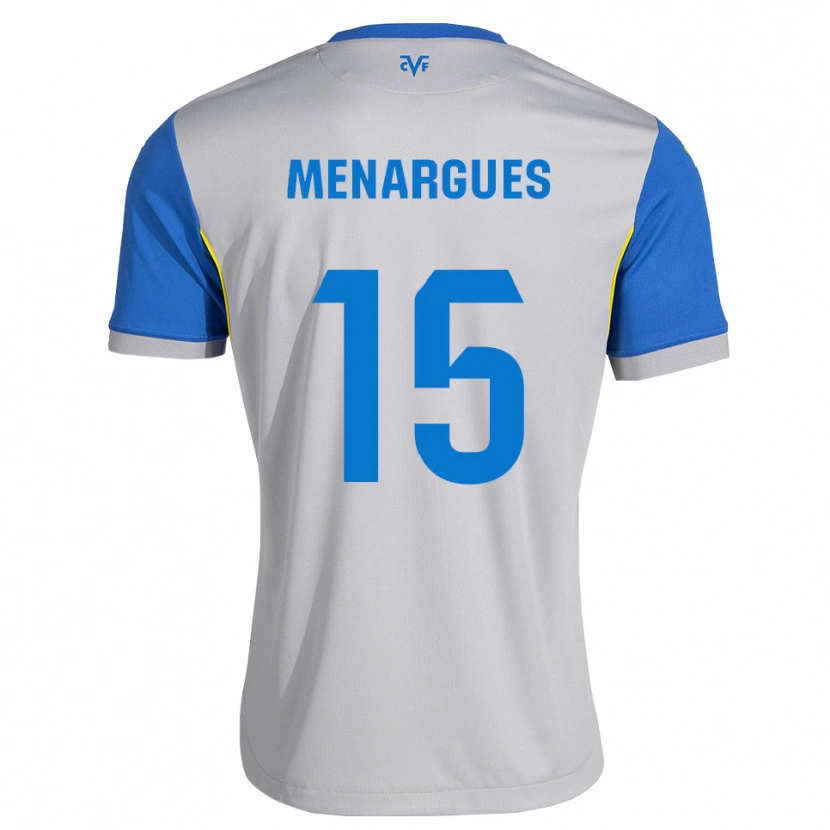 DanxenキッズJoseda Menargues#15ドジャーブルー グレーアウェイシャツ2026/27ジャージーユニフォーム