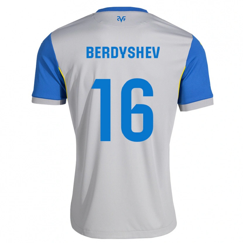 DanxenキッズTikhon Berdyshev#16ドジャーブルー グレーアウェイシャツ2026/27ジャージーユニフォーム
