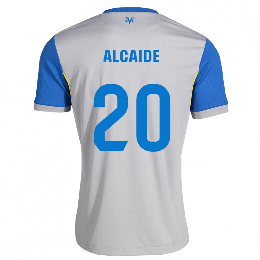 DanxenキッズÁlvaro Alcaide#20ドジャーブルー グレーアウェイシャツ2026/27ジャージーユニフォーム