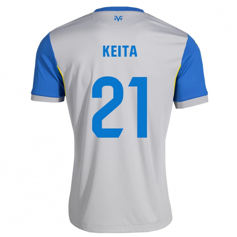 DanxenキッズManfa Keita#21ドジャーブルー グレーアウェイシャツ2026/27ジャージーユニフォーム