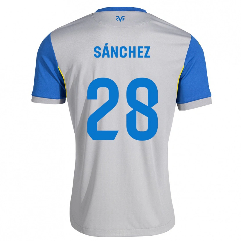 Danxenキッズエドゥ・サンチェス#28ドジャーブルー グレーアウェイシャツ2026/27ジャージーユニフォーム