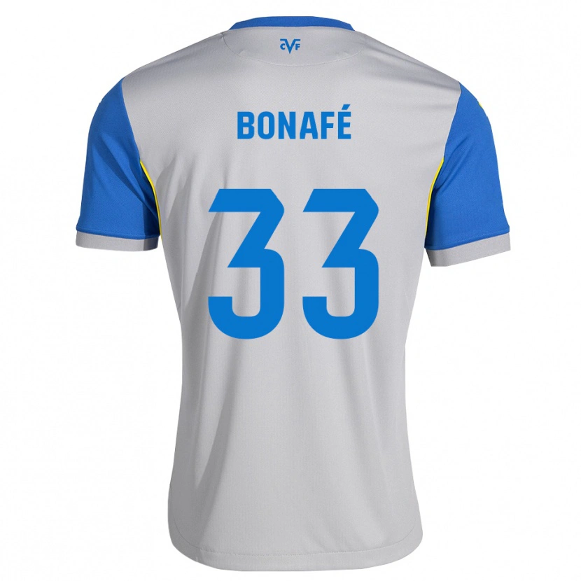 DanxenキッズCésar Bonafé#33ドジャーブルー グレーアウェイシャツ2026/27ジャージーユニフォーム