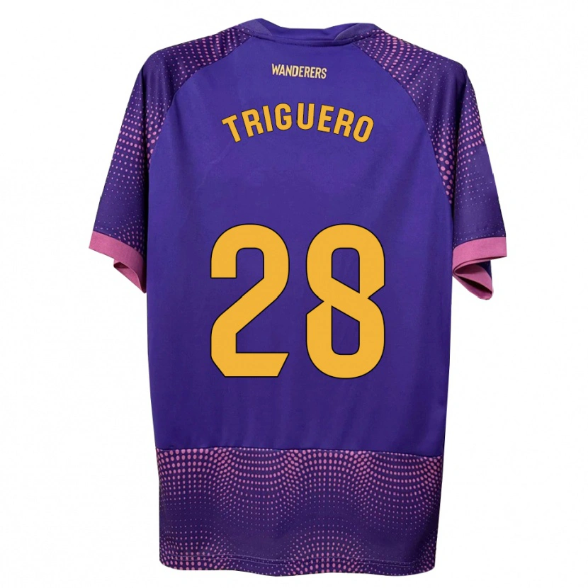 DanxenキッズDani Triguero#28紫 白 ピンクアウェイシャツ2026/27ジャージーユニフォーム