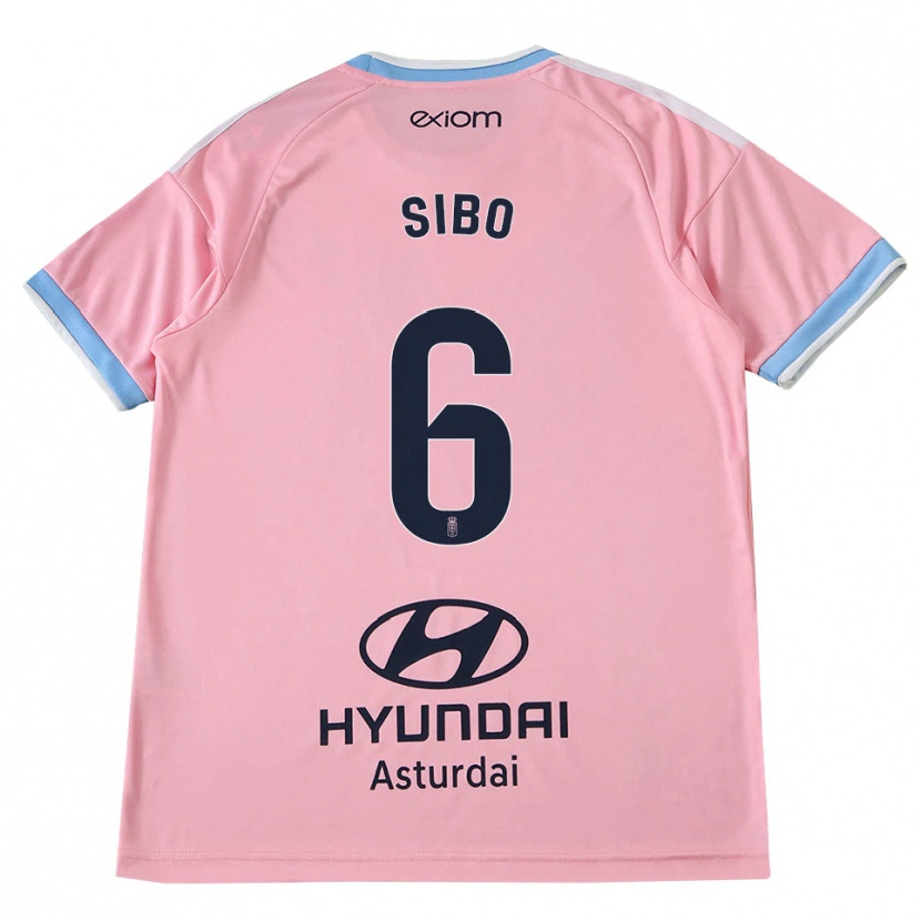 Danxenキッズクワシ・シボ#6コーンフラワーブルー ピンクアウェイシャツ2026/27ジャージーユニフォーム
