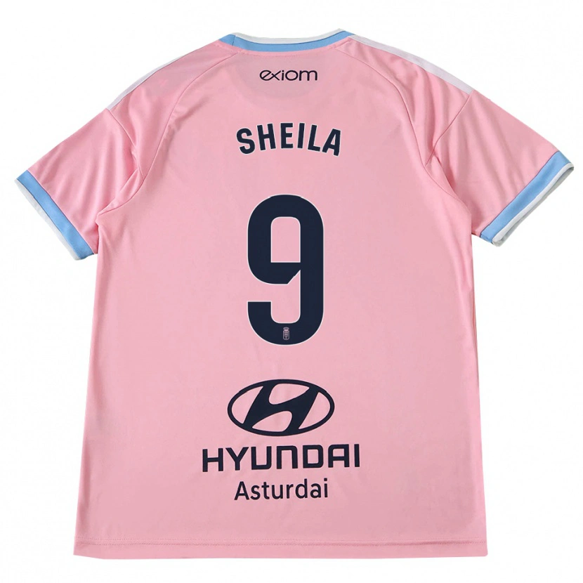 Danxenキッズシェイラ・エロルサ#9コーンフラワーブルー ピンクアウェイシャツ2026/27ジャージーユニフォーム