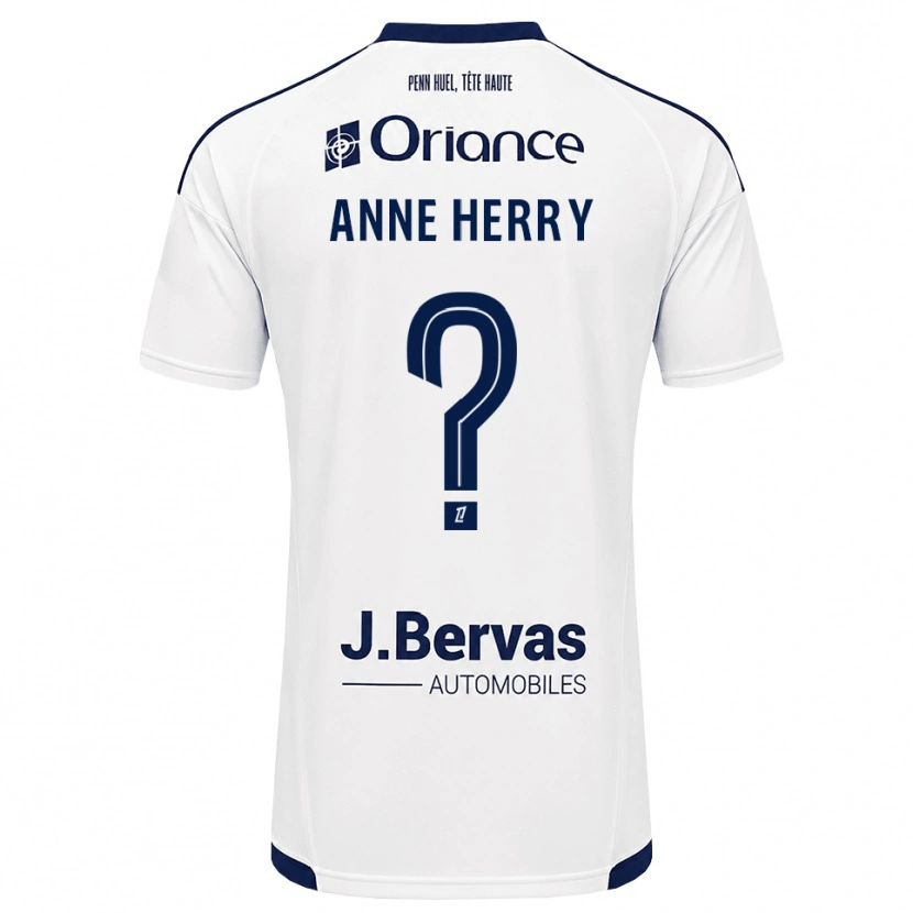 DanxenキッズLou Anne Herry#0ネイビー 白アウェイシャツ2026/27ジャージーユニフォーム
