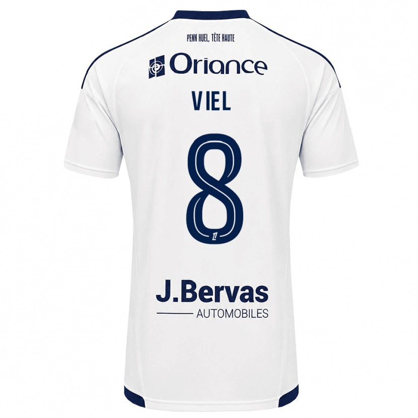 DanxenキッズSacha Viel#8ネイビー 白アウェイシャツ2026/27ジャージーユニフォーム