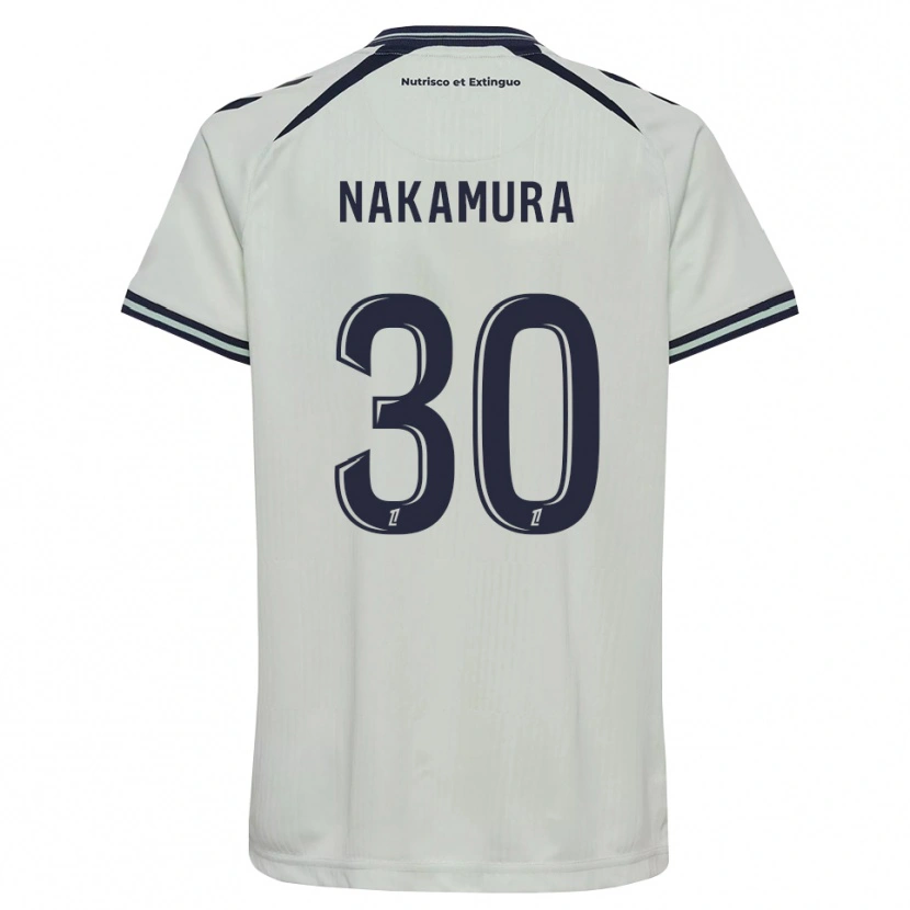 Danxenキッズ中村草太#30ミッドナイトブルー 白アウェイシャツ2026/27ジャージーユニフォーム