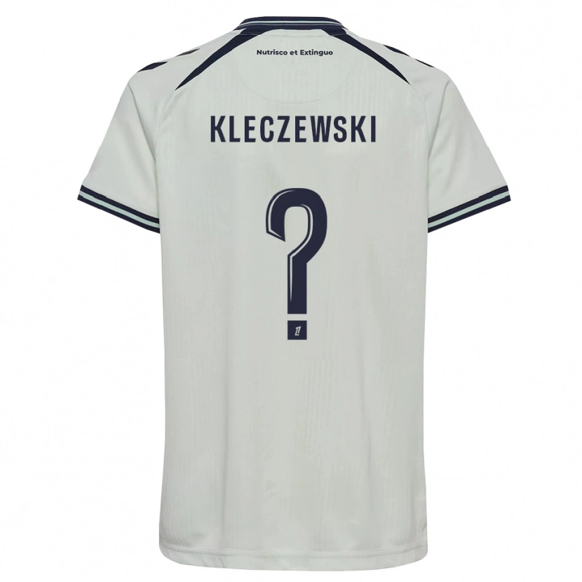 DanxenキッズLouise Kleczewski#0ミッドナイトブルー 白アウェイシャツ2026/27ジャージーユニフォーム