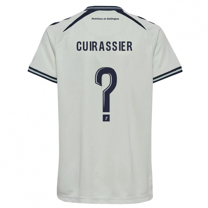 DanxenキッズMatthieu Cuirassier#0ミッドナイトブルー 白アウェイシャツ2026/27ジャージーユニフォーム