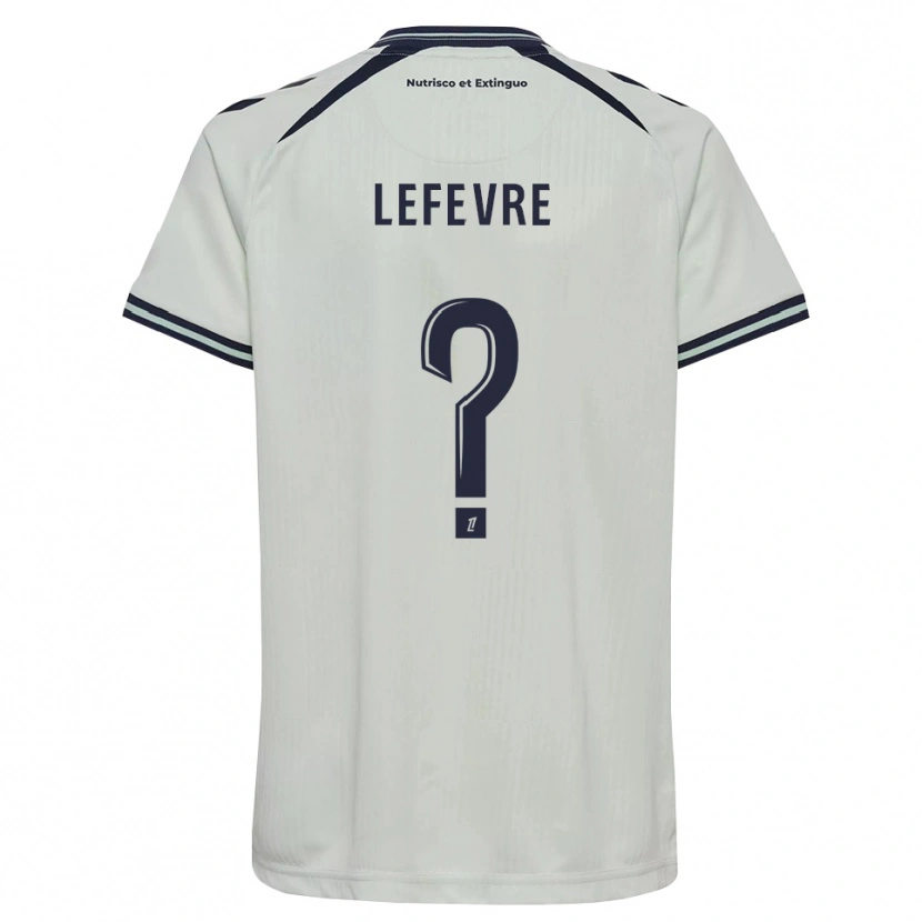 DanxenキッズEmmy Lefevre#0ミッドナイトブルー 白アウェイシャツ2026/27ジャージーユニフォーム