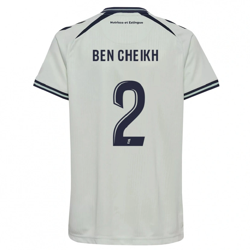 DanxenキッズAyman Ben Cheikh#2ミッドナイトブルー 白アウェイシャツ2026/27ジャージーユニフォーム
