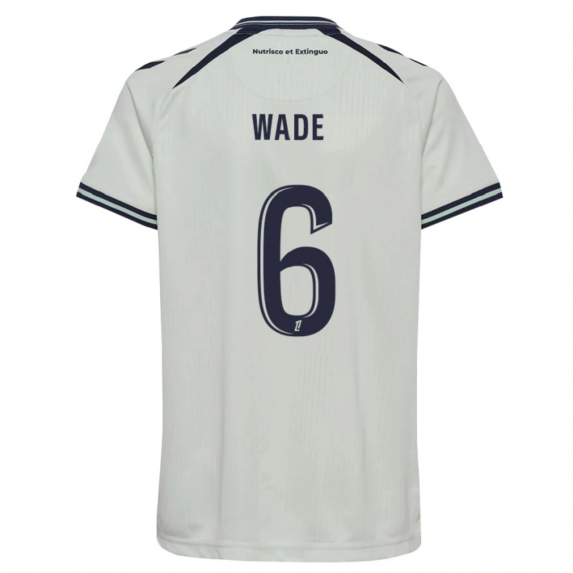DanxenキッズBocar Wade#6ミッドナイトブルー 白アウェイシャツ2026/27ジャージーユニフォーム