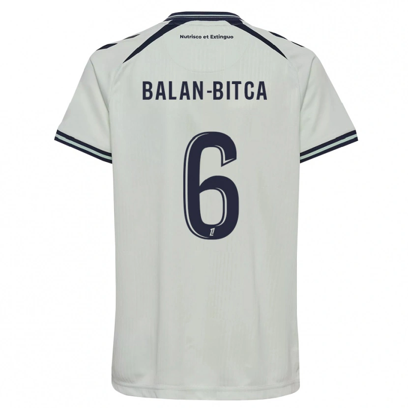 DanxenキッズMario Balan-Bitca#6ミッドナイトブルー 白アウェイシャツ2026/27ジャージーユニフォーム