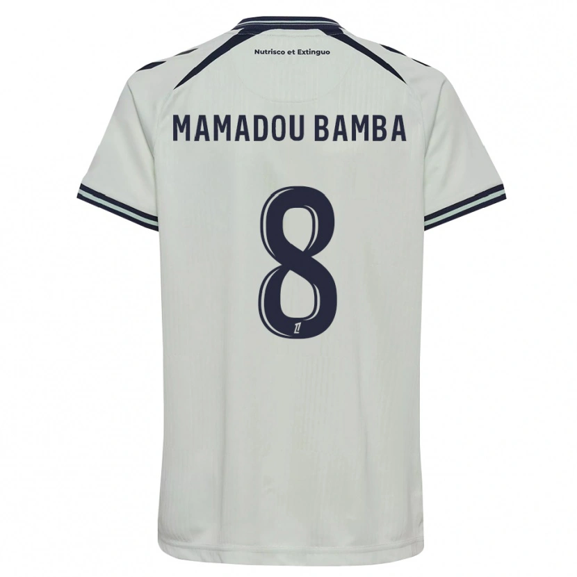 DanxenキッズBen Mamadou Bamba#8ミッドナイトブルー 白アウェイシャツ2026/27ジャージーユニフォーム