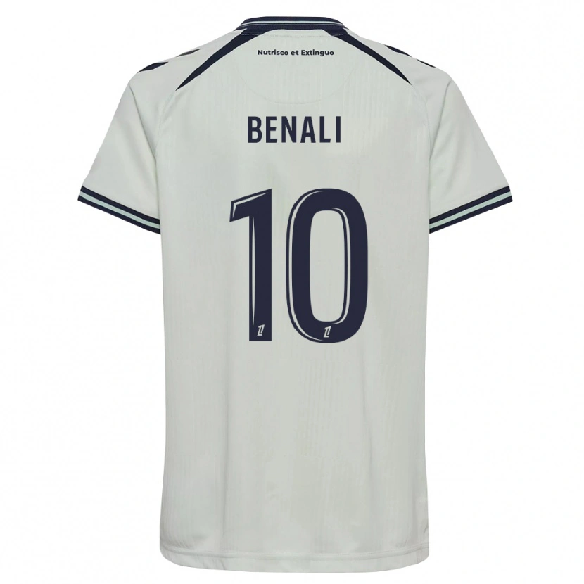 DanxenキッズAdam Benali#10ミッドナイトブルー 白アウェイシャツ2026/27ジャージーユニフォーム