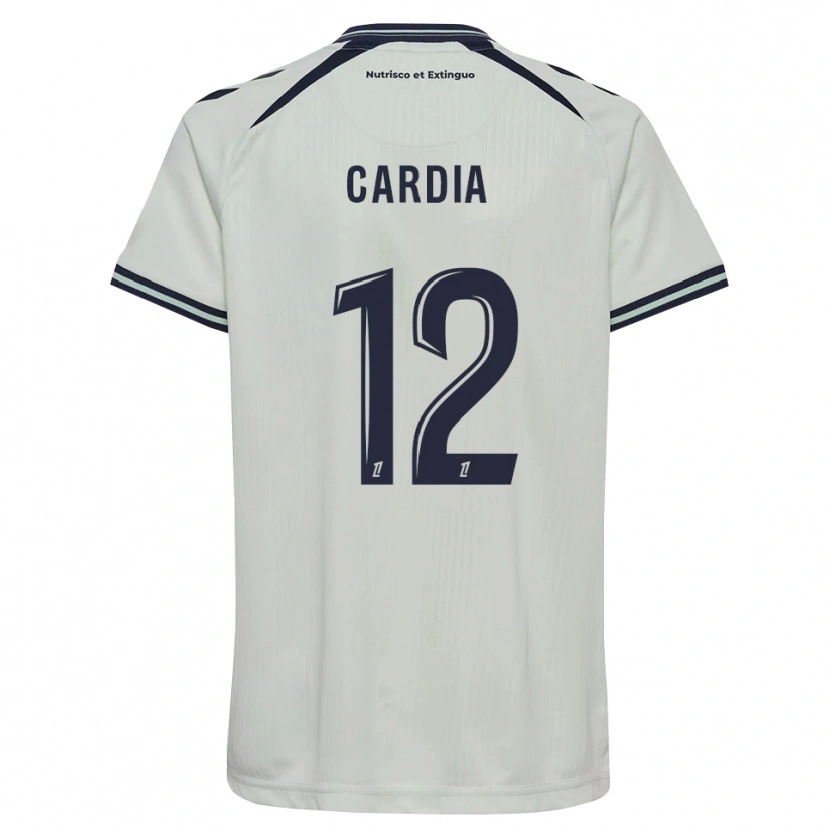 DanxenキッズMickaëla Cardia#12ミッドナイトブルー 白アウェイシャツ2026/27ジャージーユニフォーム