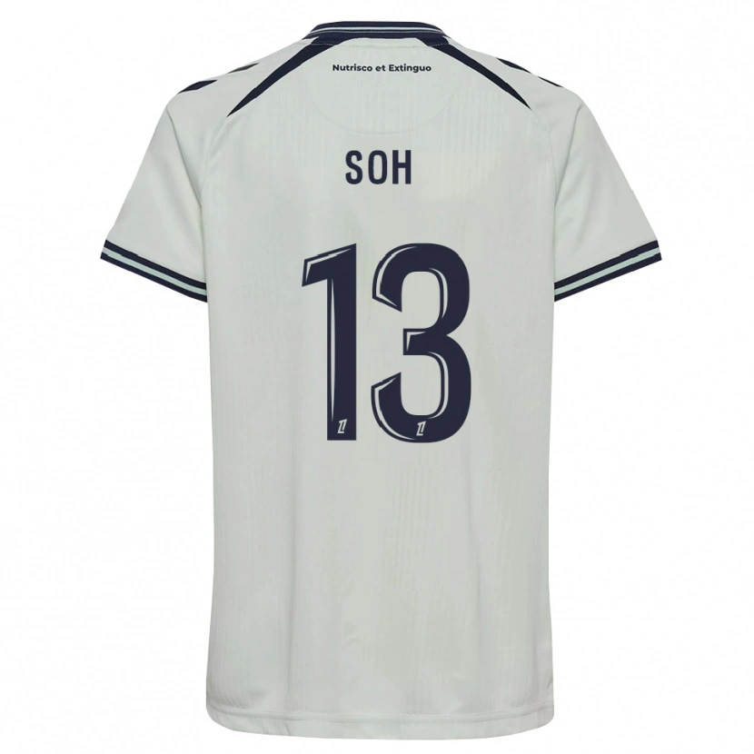 DanxenキッズYanis Soh#13ミッドナイトブルー 白アウェイシャツ2026/27ジャージーユニフォーム