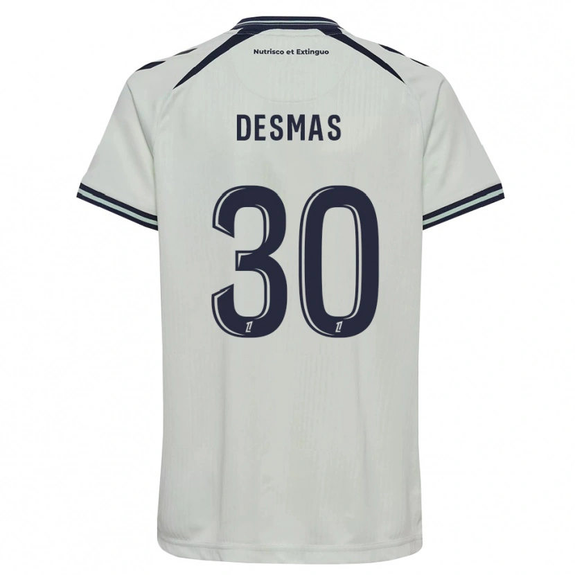DanxenキッズArthur Desmas#30ミッドナイトブルー 白アウェイシャツ2026/27ジャージーユニフォーム