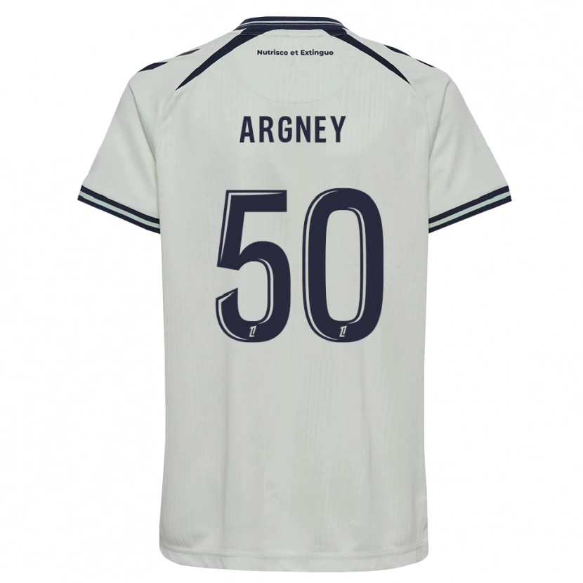 DanxenキッズPaul Argney#50ミッドナイトブルー 白アウェイシャツ2026/27ジャージーユニフォーム