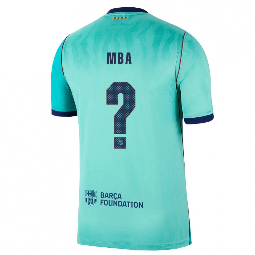 DanxenキッズRuslan Mba#0アクア ダークターコイズ ロイヤルブルーサードユニフォームシャツ2026/27ジャージーユニフォーム