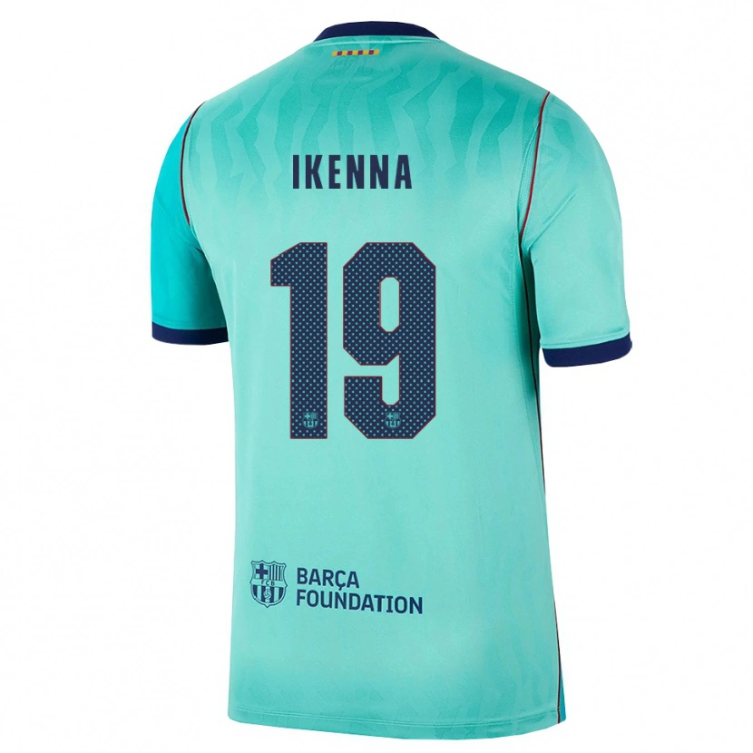 DanxenキッズDivine Ikenna#19アクア ダークターコイズ ロイヤルブルーサードユニフォームシャツ2026/27ジャージーユニフォーム