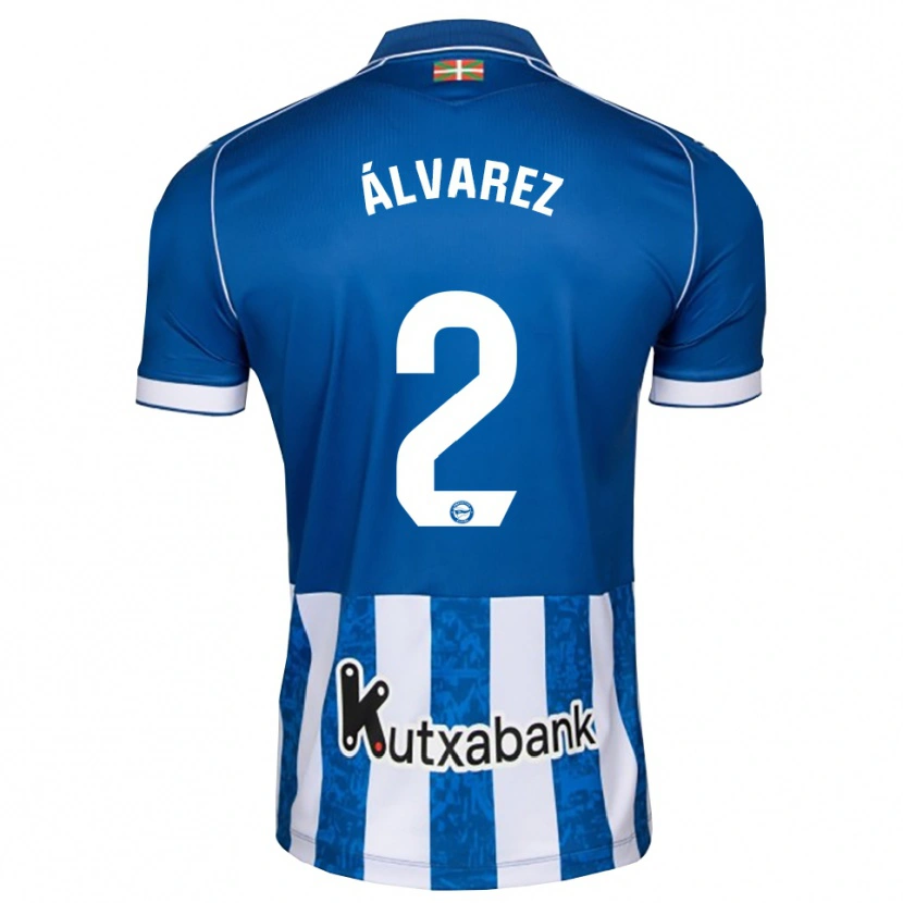 DanxenメンズJoseda Álvarez#2青 白 黒ホームシャツ2026/27ジャージーユニフォーム