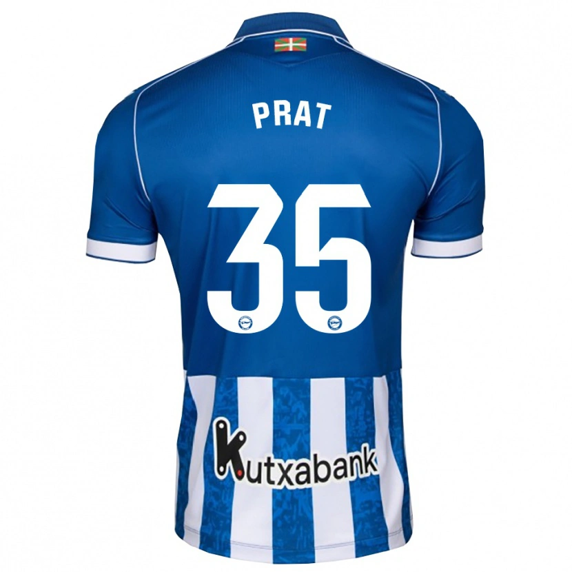 DanxenメンズJaric Prat#35青 白 黒ホームシャツ2026/27ジャージーユニフォーム