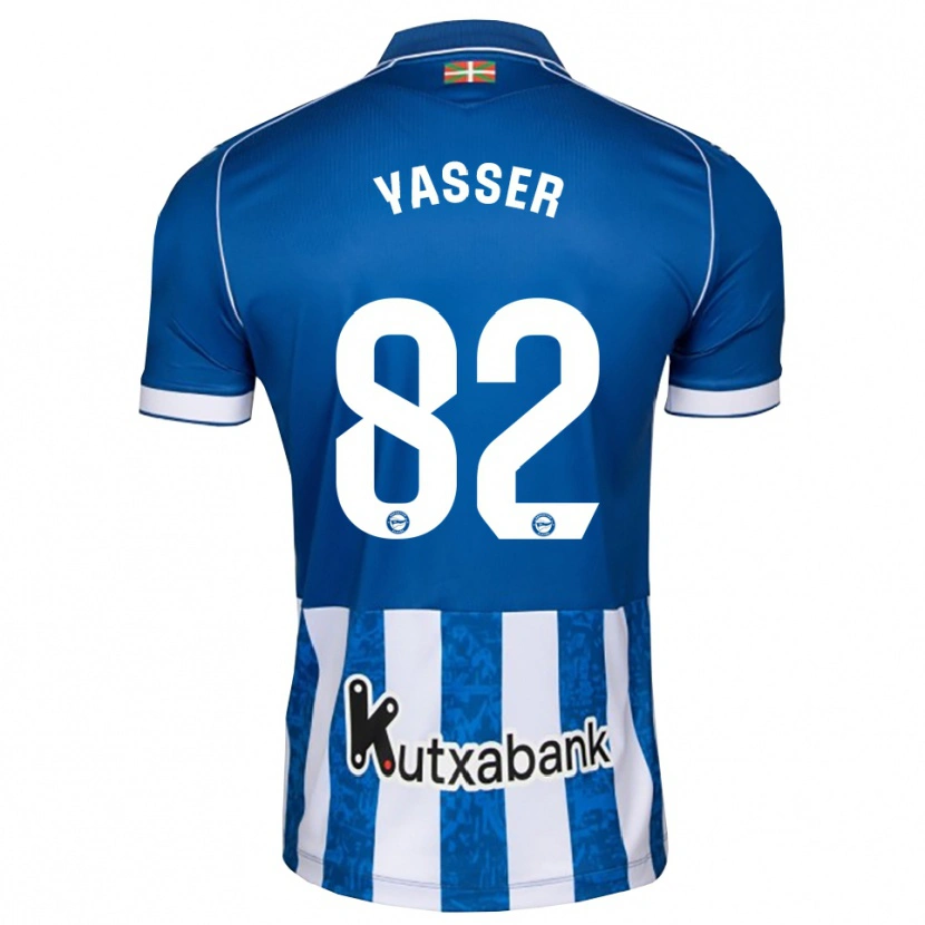 DanxenメンズOmar Yasser#82青 白 黒ホームシャツ2026/27ジャージーユニフォーム