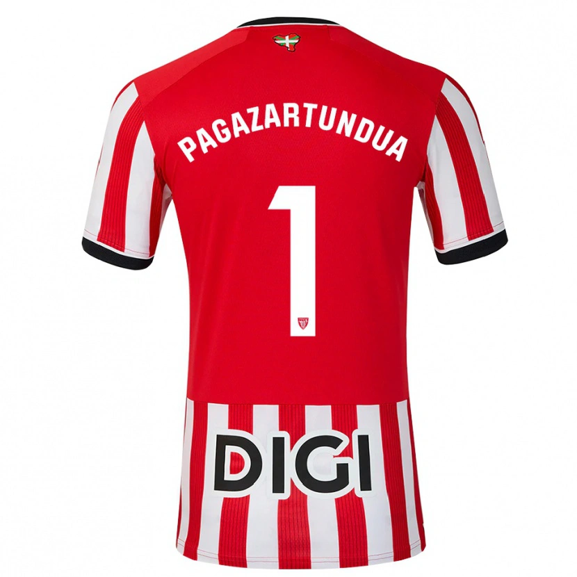 DanxenメンズIker Pagazartundua#1赤 黒 白ホームシャツ2026/27ジャージーユニフォーム