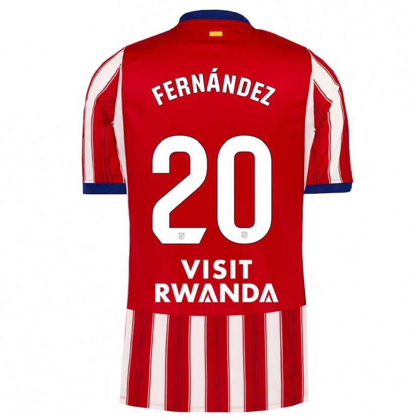 DanxenメンズMattías Fernández#20ロイヤルブルー 赤 白ホームシャツ2026/27ジャージーユニフォーム